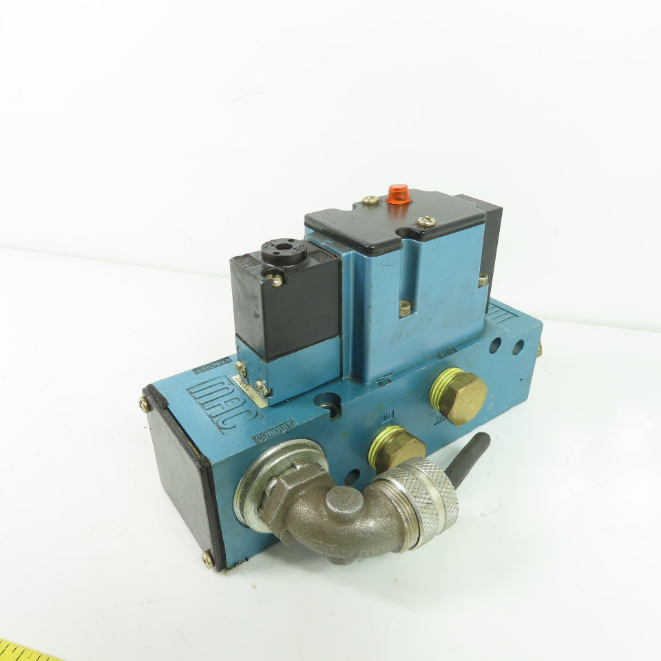 MAC 6213C-521-PM-111DA 4-Way Solenoid Air Valve 120V 150 PSI