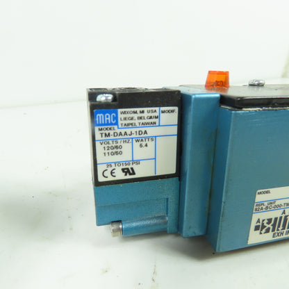 MAC 82A-BC-000-TM-DAAP-1DA 4-Way Solenoid Valve 120/110V 150PSI NEW