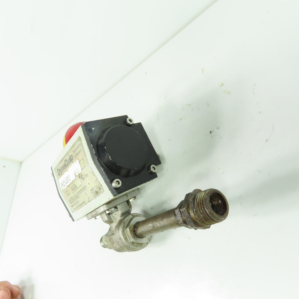 DynaQuip PHS21AJS012 Pneumatic Actuator W/ 1/4" Valve