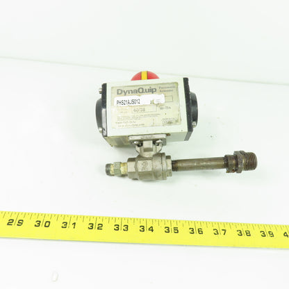 DynaQuip PHS21AJS012 Pneumatic Actuator W/ 1/4" Valve