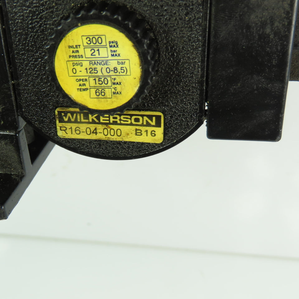 Wilkerson R16-04-000 F16-04-G00 Pneumatic Filter Regulator 0-125 PSI 1/2"NPT