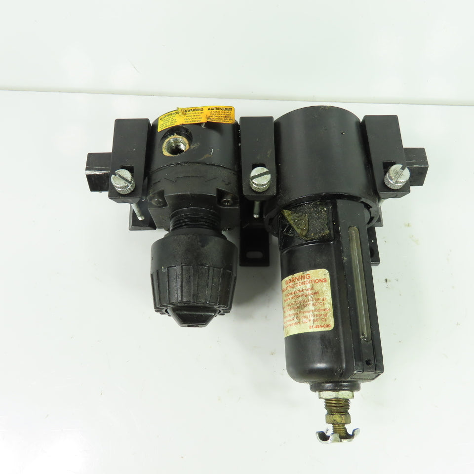 Wilkerson R16-04-000 F16-04-G00 Pneumatic Filter Regulator 0-125 PSI 1/2"NPT
