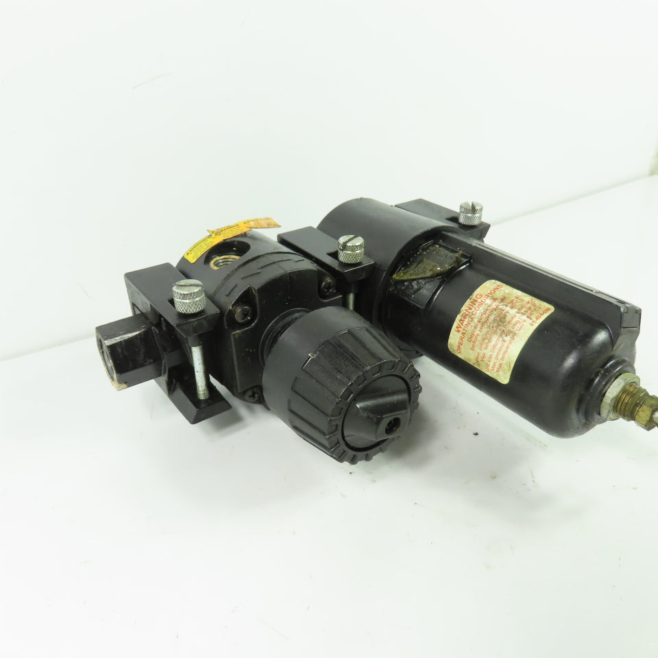 Wilkerson R16-04-000 F16-04-G00 Pneumatic Filter Regulator 0-125 PSI 1/2"NPT