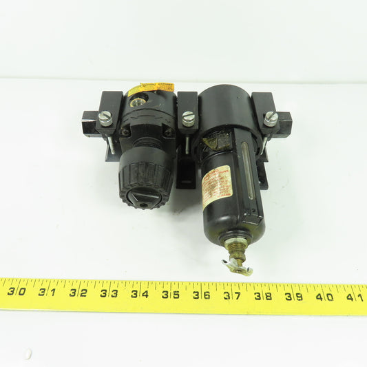 Wilkerson R16-04-000 F16-04-G00 Pneumatic Filter Regulator 0-125 PSI 1/2"NPT