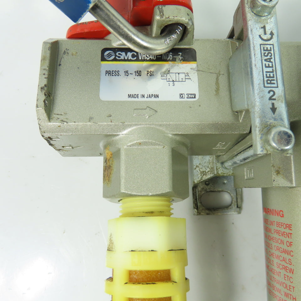 SMC AFM40-N06-Z AW40-N06DE-Z Pneumatic Filter Regulator Separator 3/4"NPT 150PSI