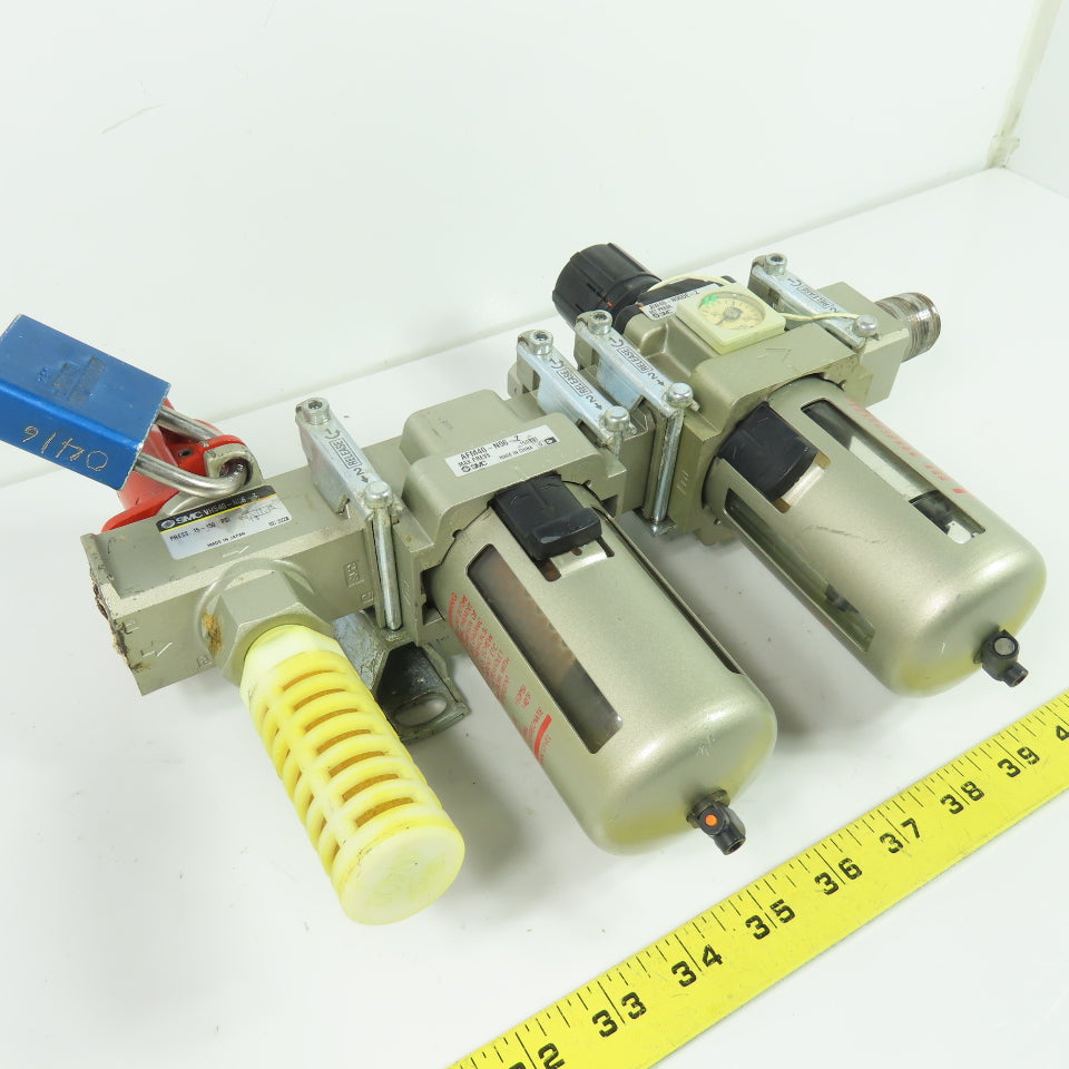 SMC AFM40-N06-Z AW40-N06DE-Z Pneumatic Filter Regulator Separator 3/4"NPT 150PSI