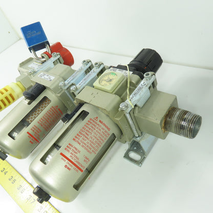 SMC AFM40-N06-Z AW40-N06DE-Z Pneumatic Filter Regulator Separator 3/4"NPT 150PSI