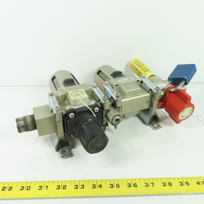 SMC AFM40-N06-Z AW40-N06DE-Z Pneumatic Filter Regulator Separator 3/4"NPT 150PSI