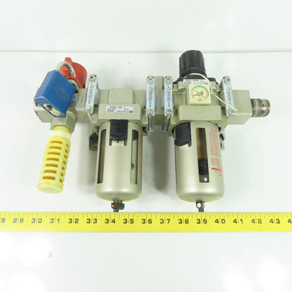 SMC AFM40-N06-Z AW40-N06DE-Z Pneumatic Filter Regulator Separator 3/4"NPT 150PSI