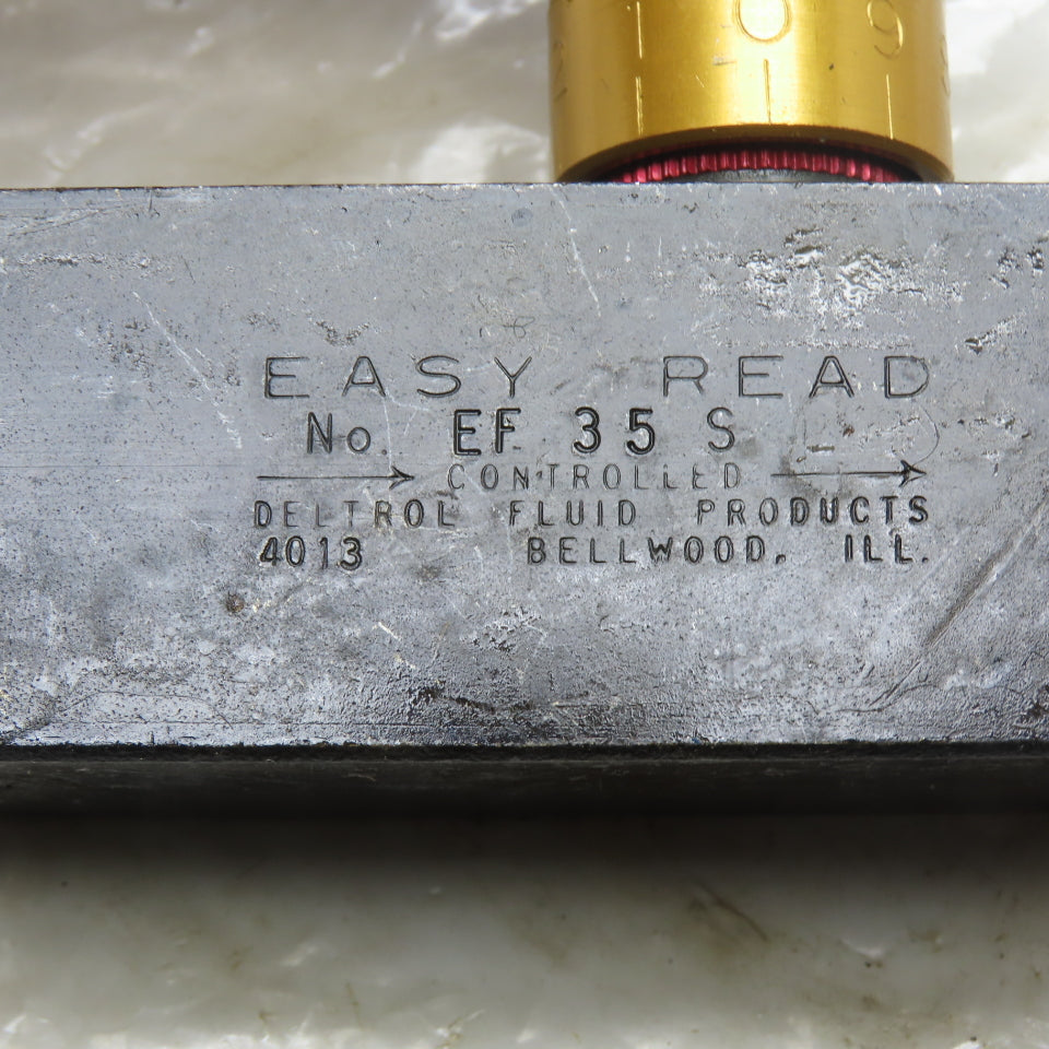 Deltrol Fluid Products EF 35 S 3/4" NPT Easy Read Flow Control Valve