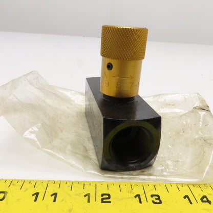 Deltrol Fluid Products EF 35 S 3/4" NPT Easy Read Flow Control Valve