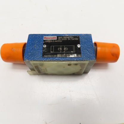 Rexroth R900481624 Z2FS 6-2-44/2QV Double Throttle Check Valve Sandwich Plate