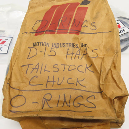 Motion Industries D-15 HAAS Tailstock Chuck O-Ring & Hardware Kit for Haas D-15