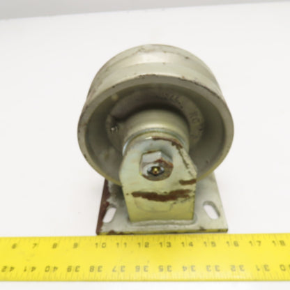 Albion Industries KC 2 6" x 2-1/2" Rigid V-Groove Wheel Heavy Duty Caster