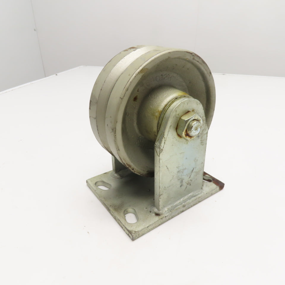 Albion Industries KC 2 6" x 2-1/2" Rigid V-Groove Wheel Heavy Duty Caster