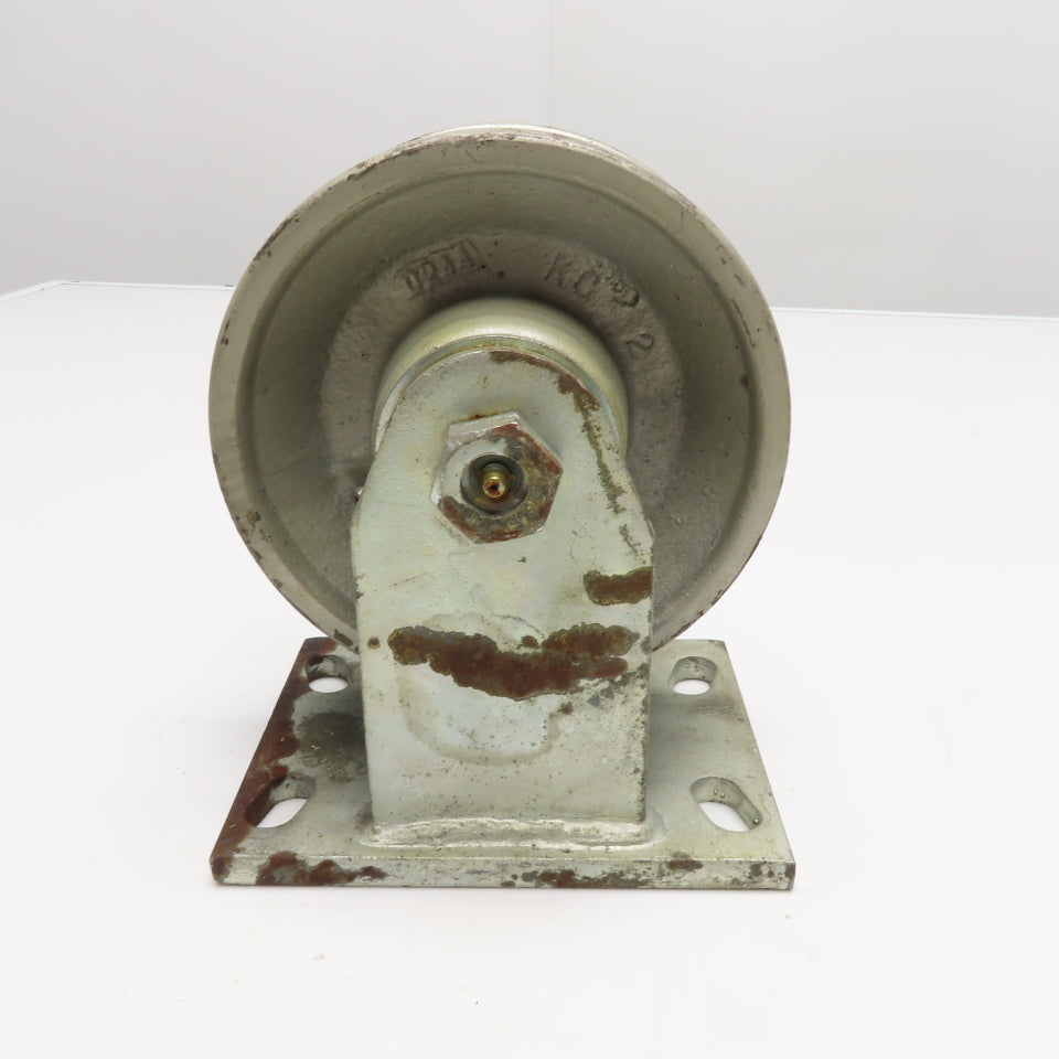 Albion Industries KC 2 6" x 2-1/2" Rigid V-Groove Wheel Heavy Duty Caster