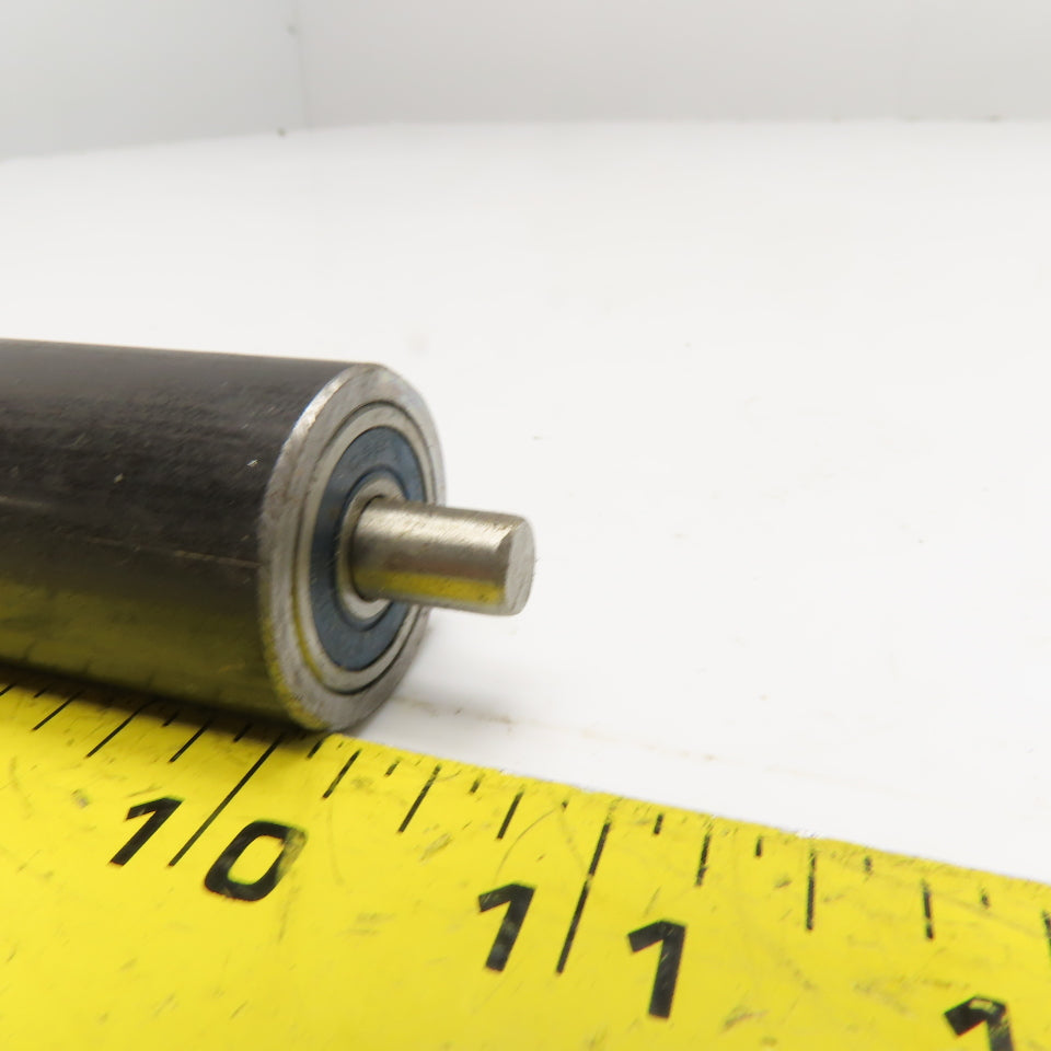 1-1/8" OD x 4-1/4" Steel Gravity Conveyor Roller 5/16" Axle