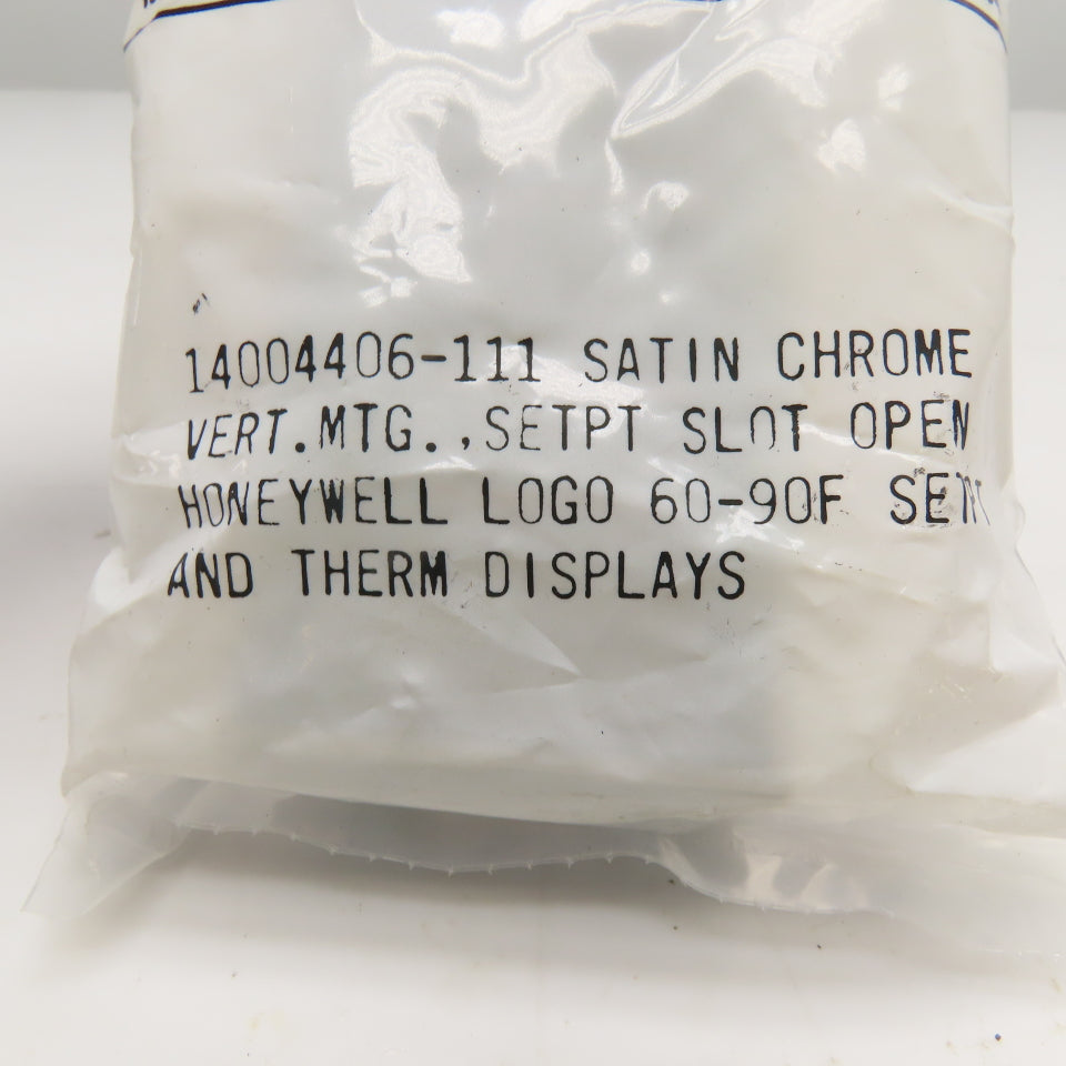 Honeywell 14004406-111 Satin Chrome Vertical Mount Thermostat Display 60-90F