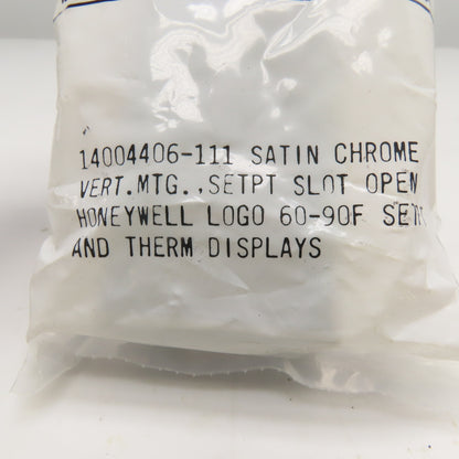 Honeywell 14004406-111 Satin Chrome Vertical Mount Thermostat Display 60-90F