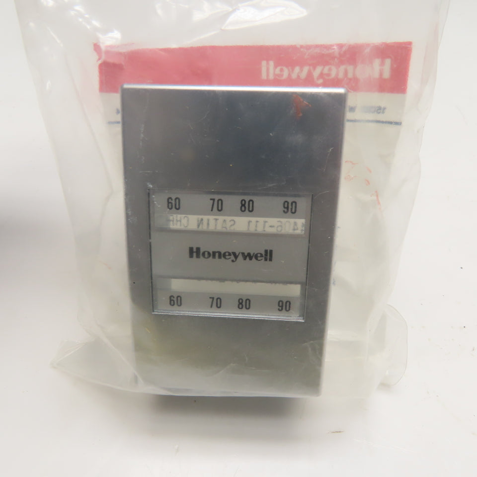 Honeywell 14004406-111 Satin Chrome Vertical Mount Thermostat Display 60-90F