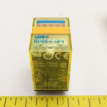 IDEC RU2S-C-D24 Universal Power Relays 24VDC 10A Lot Of 8