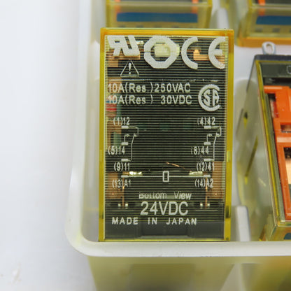 IDEC RU2S-C-D24 Universal Power Relays 24VDC 10A Lot Of 8