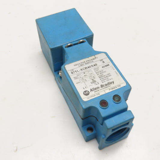 Allen-Bradley 871L-XCB40S40 Inductive Proximity Limit Switch 20-250VAC 40mm