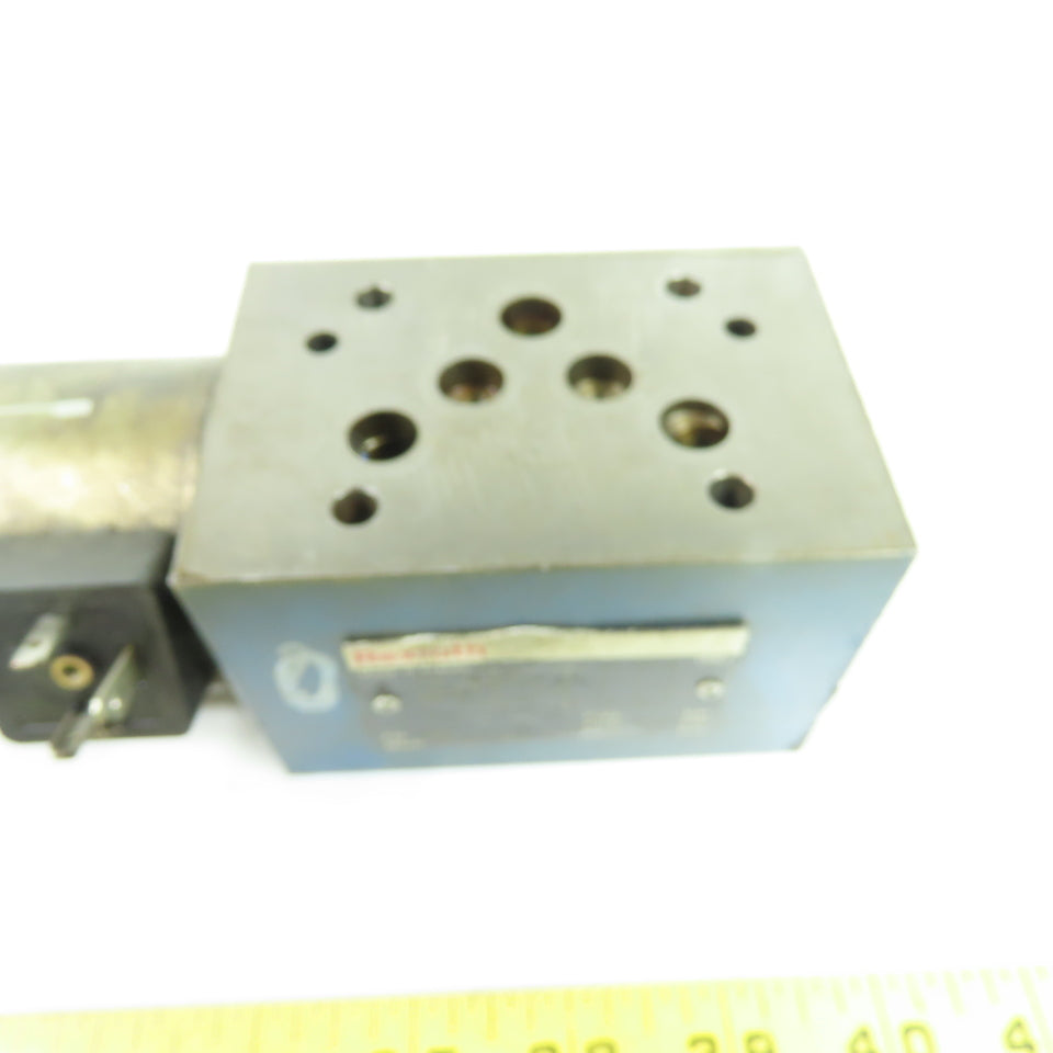 Rexroth 0 811 020 040 Solenoid Directional Control Valve 24VDC 250 Bar