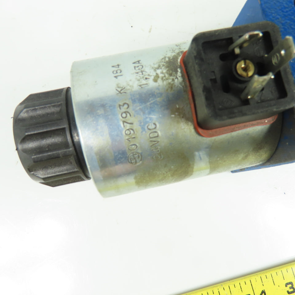 Rexroth R900589988 4WE10J33/CG24N9K4 Solenoid Directional Control Valve 24VDC