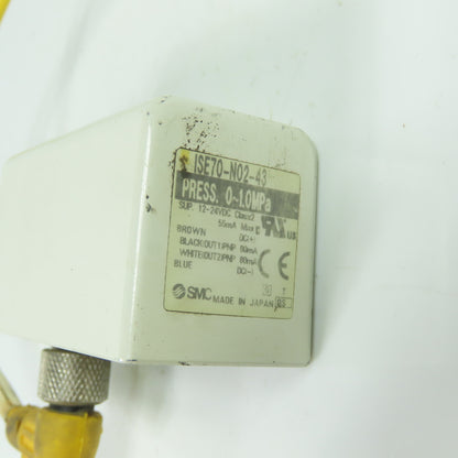 SMC ISE70-N02-43 High Pressure Switch 0~1.0MPa 12-24VDC