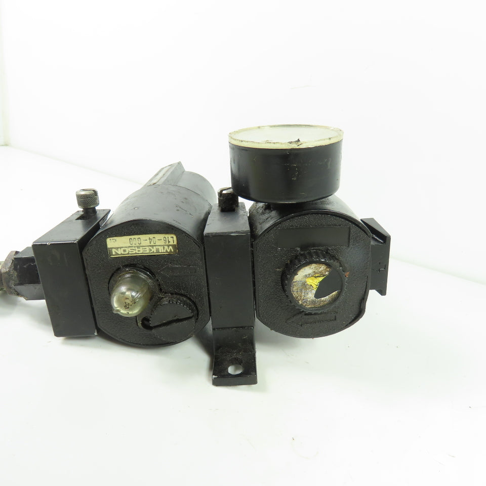 Wilkerson L16-04-G00 Pneumatic Air Line Lubricator Regulator 1/2" NPT