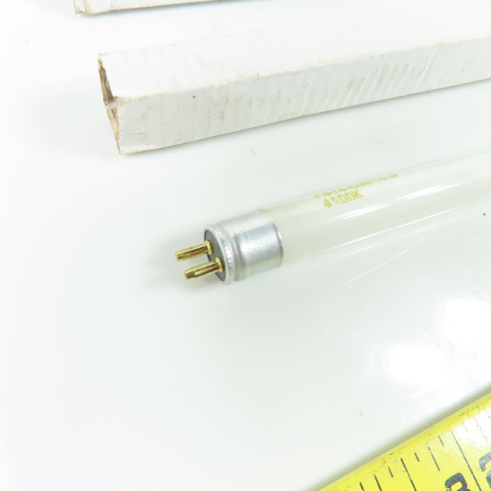F8T4-CW/10.5" 8W Cool White 4100K Fluorescent Bulb 10.5" NEW Lot Of 2