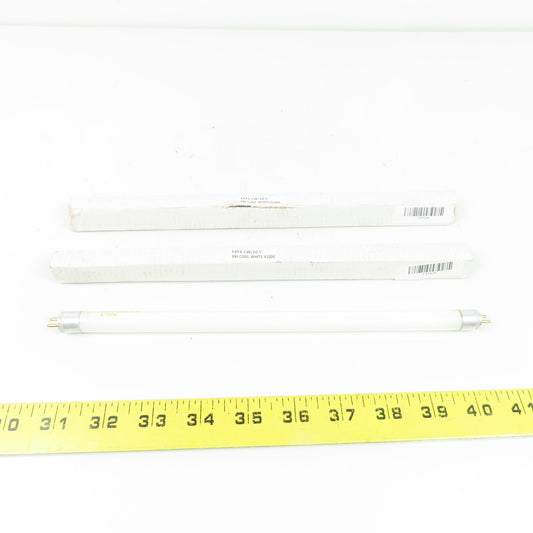 F8T4-CW/10.5" 8W Cool White 4100K Fluorescent Bulb 10.5" NEW Lot Of 2