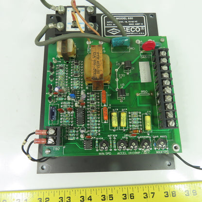 Seco PCM6500000 Model 650 2HP 230VAC 1Ph DC Motor Speed Control 10A