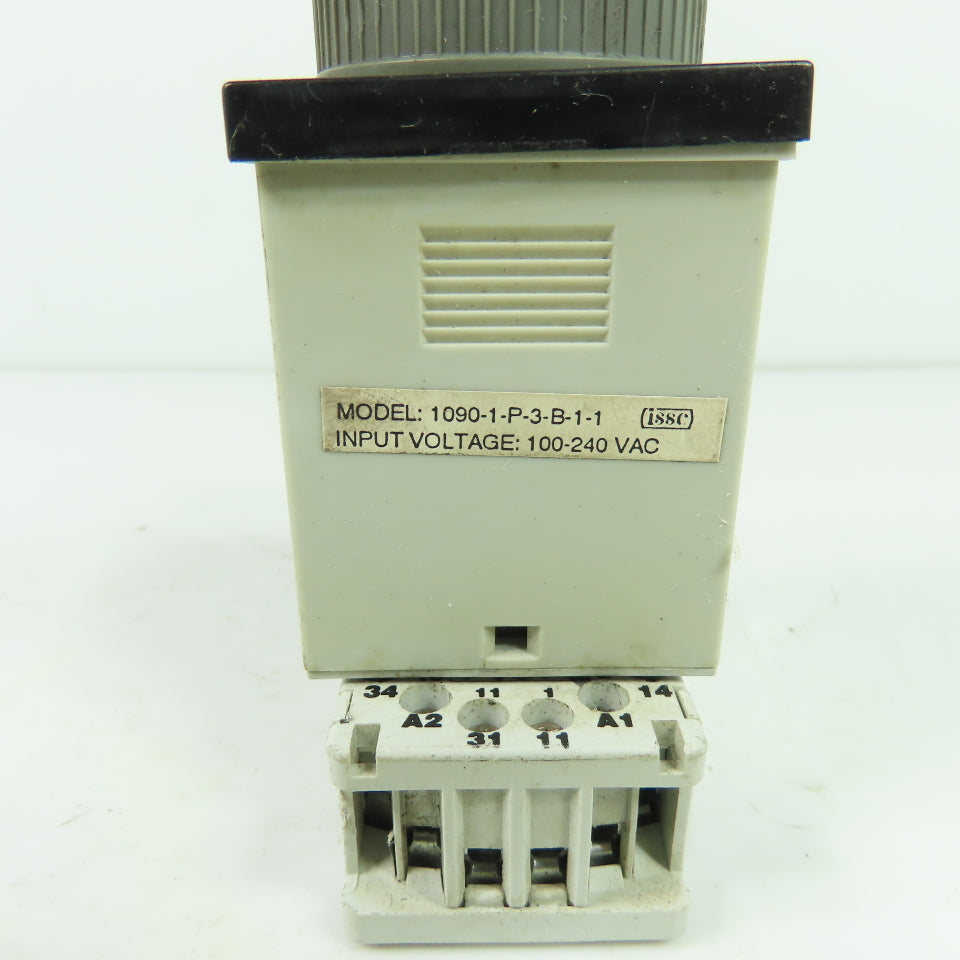 ISSC 1090-1-P-3-B-1-1 Multifunction Timer 100-240VAC with Terminal Base