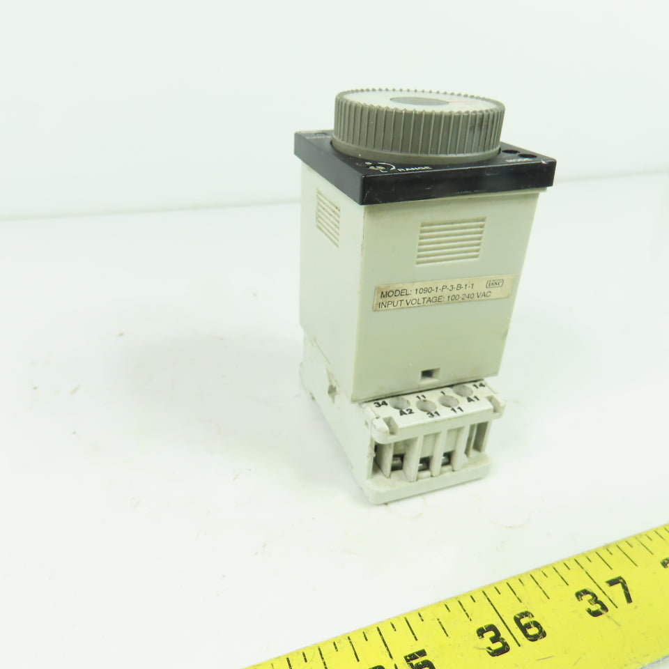 ISSC 1090-1-P-3-B-1-1 Multifunction Timer 100-240VAC with Terminal Base