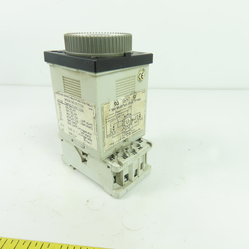 ISSC 1090-1-P-3-B-1-1 Multifunction Timer 100-240VAC with Terminal Base