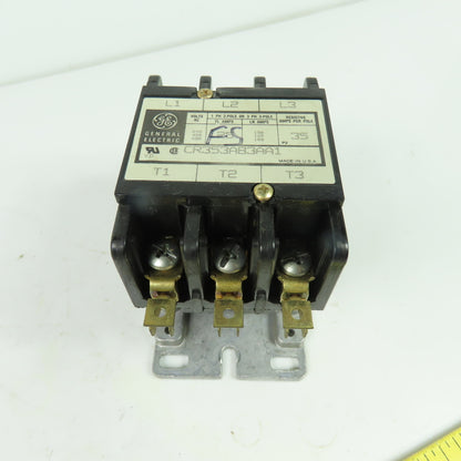General Electric CR353AB3AA1 3-Pole Definite Purpose Contactor 25A 35A Resistive