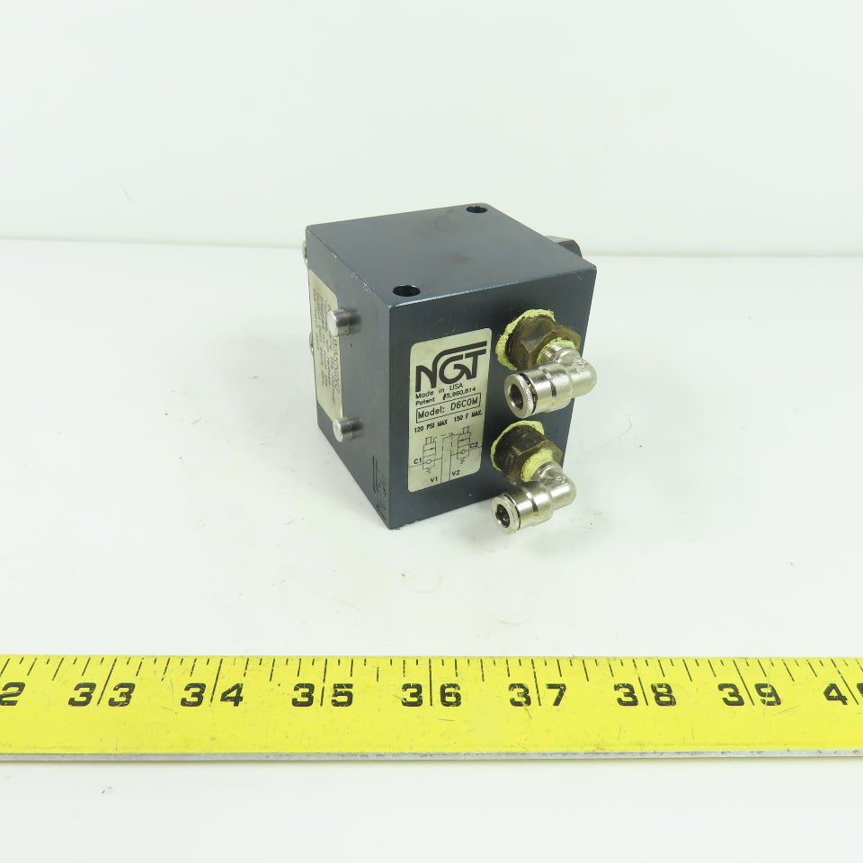 NGT D6C0M Directional Control Pneumatic Valve 120 PSI Max