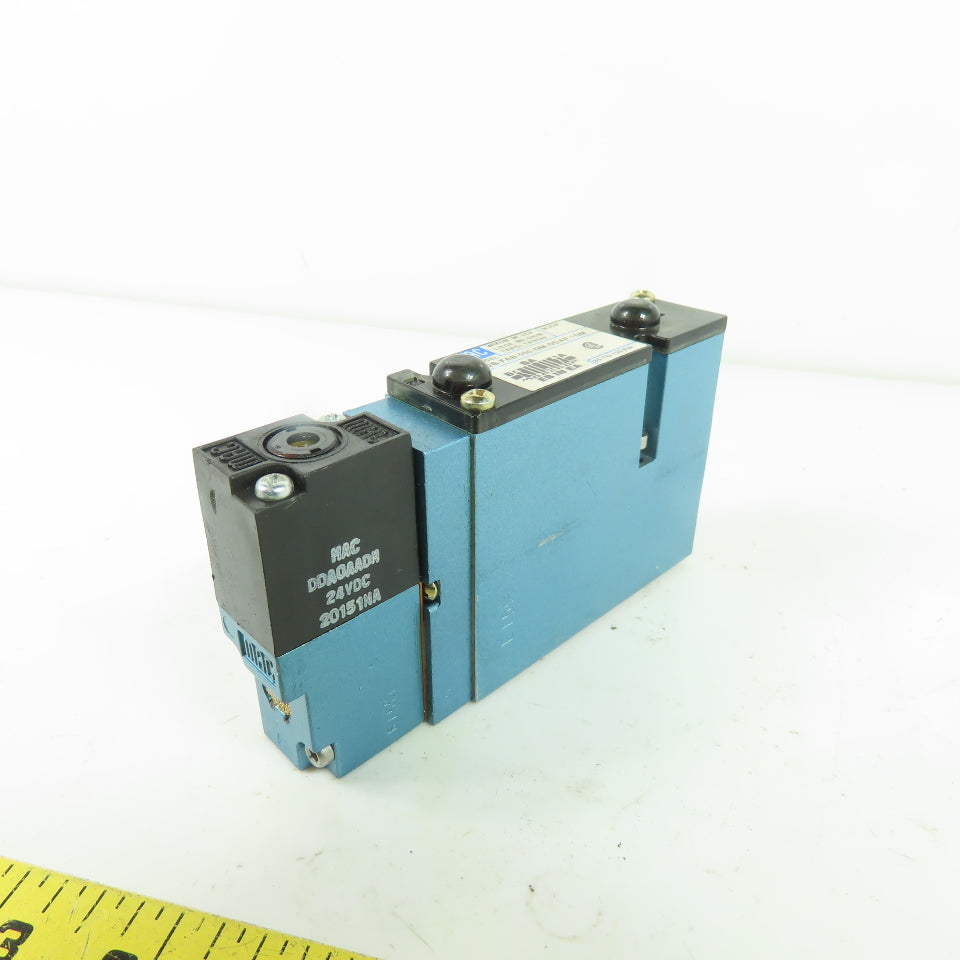 MAC 92B-FAB-000-DM-DDAP-1DM 24VDC Pneumatic Solenoid Valve 35-120 PSI