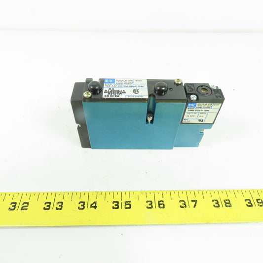 MAC 92B-AAF-000-DM-DDAP-1DM Pneumatic Solenoid Valve 24VDC 5.4W 20-120 PSI