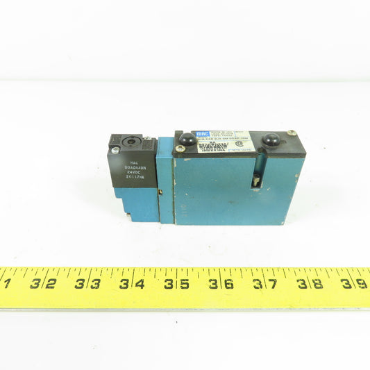 MAC 92B-KAB-BJA-DM-DDAP-1DM Solenoid Pneumatic Control Valve 24VDC 35-120PSI