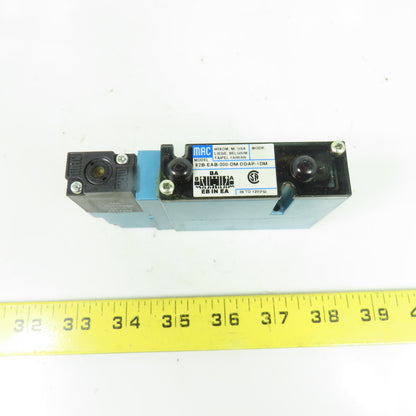 MAC 92B-EAB-000-DM-DDAP-1DM Pneumatic Solenoid Valve 24VDC 120 PSI