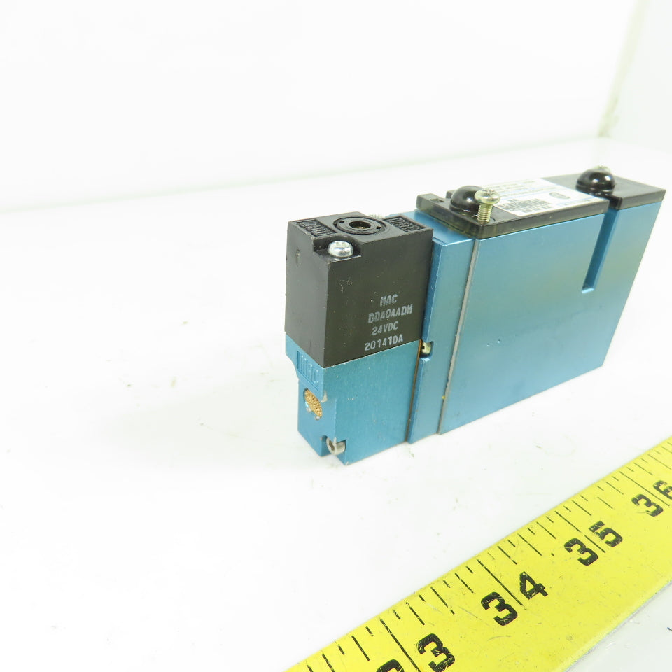 MAC 92B-EAB-000-DM-DDAP-1DM Pneumatic Solenoid Valve 24VDC 120 PSI