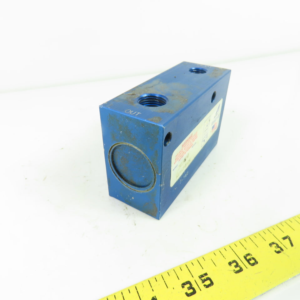 Aladco 323801 Nu-Check Pilot Operated Check Valve