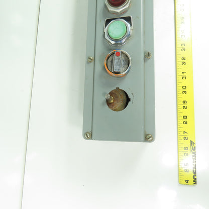 6-Element Pendant Control Station with Indicator Lights 13.5" x 4"x 3"