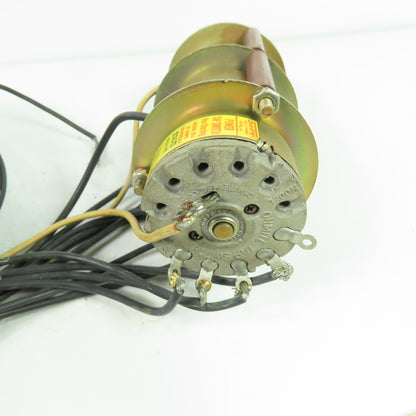 Ohmite 212-5-T3 3-Deck Non-Shorting Rotary Power Tap Switch 20A 150VAC