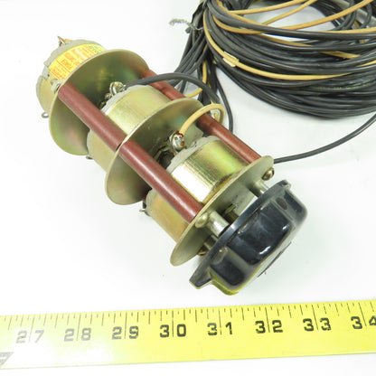 Ohmite 212-5-T3 3-Deck Non-Shorting Rotary Power Tap Switch 20A 150VAC