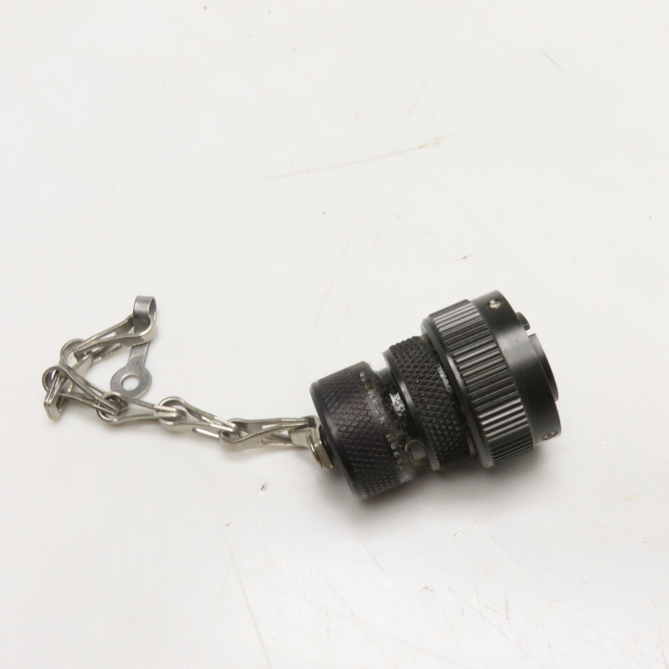 Amphenol 14S-09P 2-Pin Male Circular Connector with Lanyard