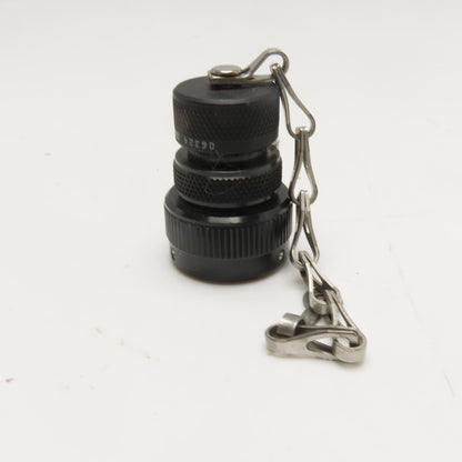 Amphenol 14S-09P 2-Pin Male Circular Connector with Lanyard